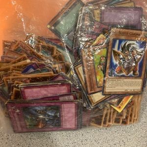 Bag of yu gi oh cards